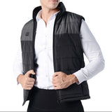 Gilet imbottito riscaldato USB unisex – Strato invernale con collo alto e doppio controllo del calore