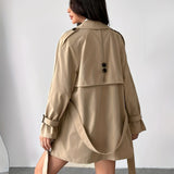 Cappotto Trench Donna Doppiopetto – Stile Classico Elegante