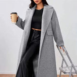 Donna - Cappotto lungo oversize - Foderato caldo