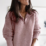 Donna - Caldo maglione - Maglia larga