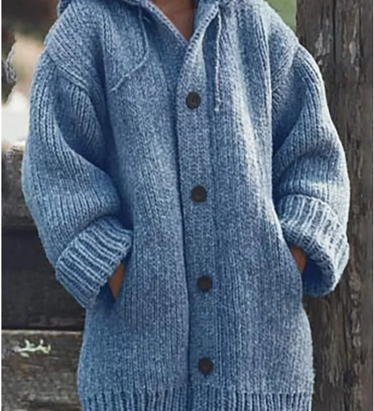 Gilet Oversized da Donna con Cappuccio – Adatto per Uso Casual e Autunnale