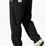 Varel | Pantaloni da uomo in velluto a coste con vita elasticizzata