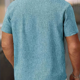Varel | Camicia leggera a maniche corte in misto lino