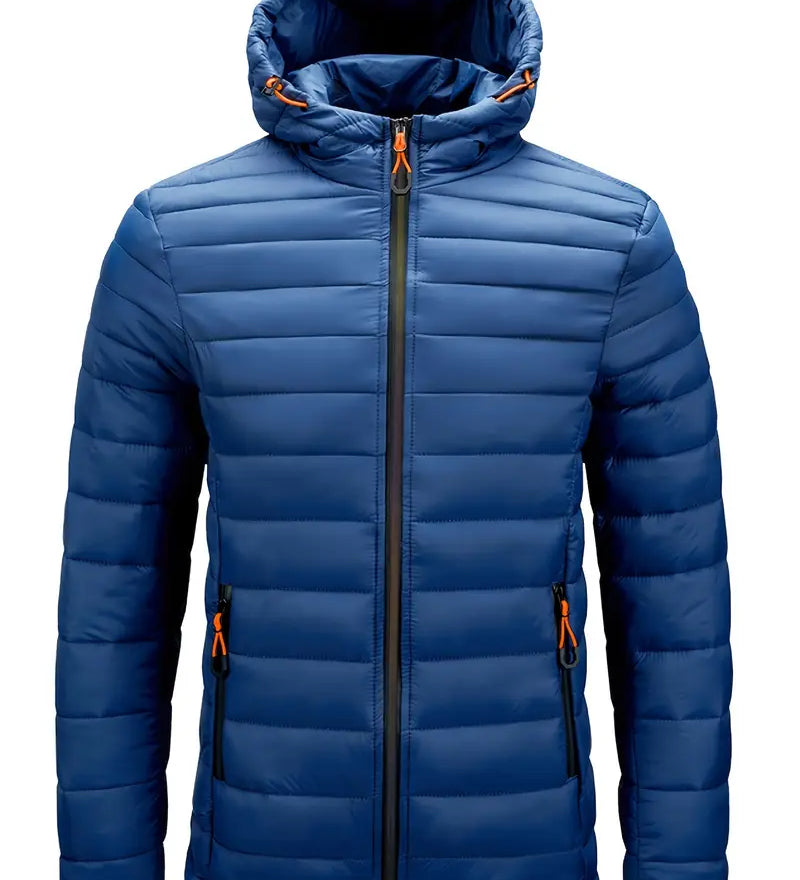 Carla™ | Piumino con cappuccio e zip frontale