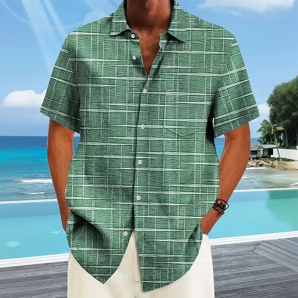 Varel | Camicia elegante a righe e quadri