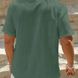 Varel | Camicia estiva elegante con colletto alto