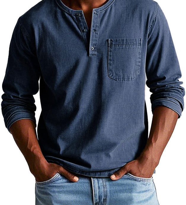 Varel | Camicia Vintage a Maniche Lunghe
