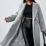 Donna - Cappotto lungo oversize - Foderato caldo