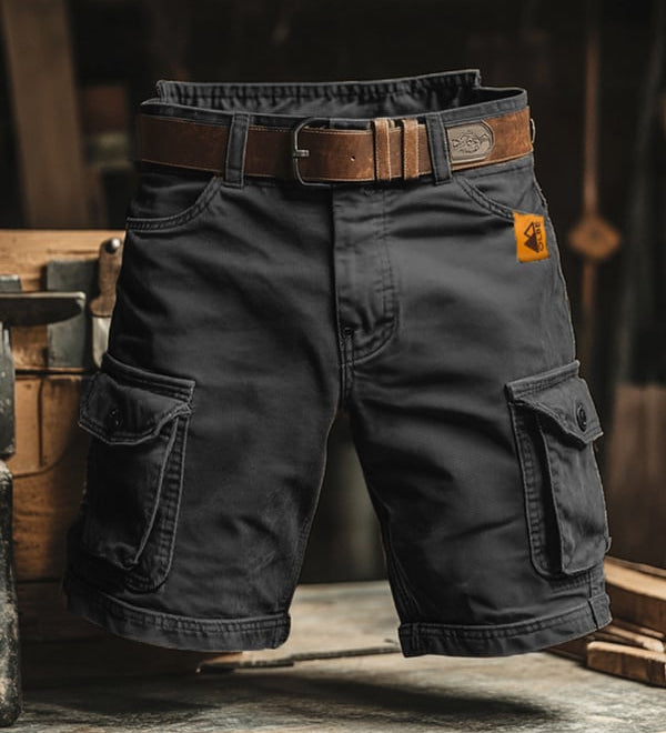Varel | Pantaloni cargo corti rétro con molteplici tasche