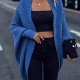 Gilet Donna Oversize in Maglia – Stile Casual Morbido da Sovrapporre