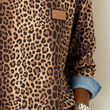 Maglione da donna con stampa leopardata | Morbido e confortevole