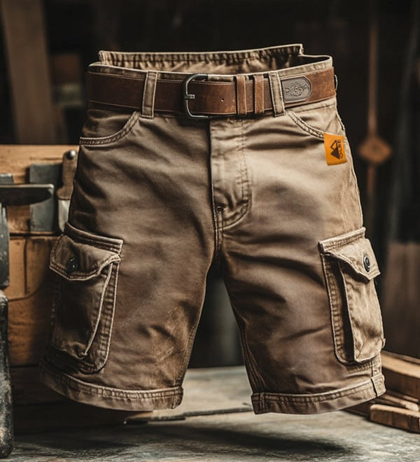 Varel | Pantaloni cargo corti rétro con molteplici tasche