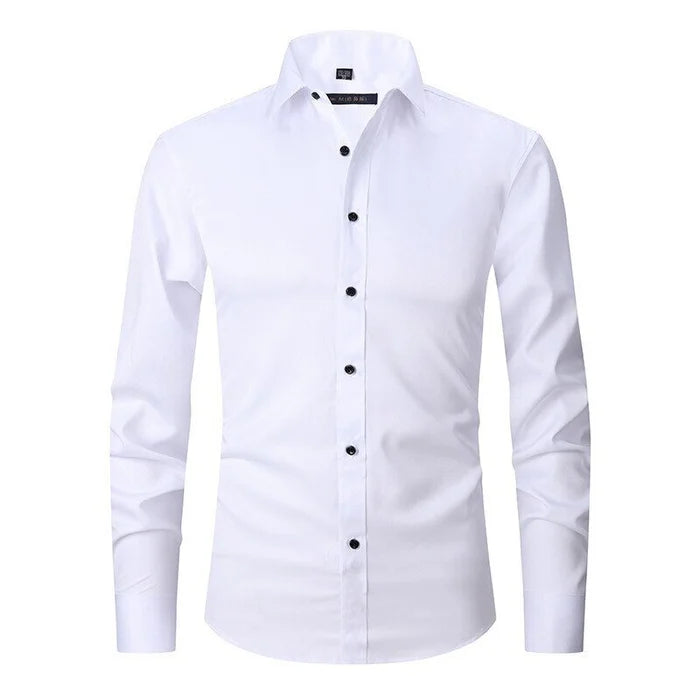 Camicia Slim Fit da Uomo – Antifreddo, Adatta per Lavoro e Uso Quotidiano