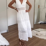 Abito A-line da Donna – Con Scollatura a V, Adatto per Occasioni Festive