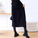 Trench lungo aderente da donna - Elegante e confortevole autunno inverno