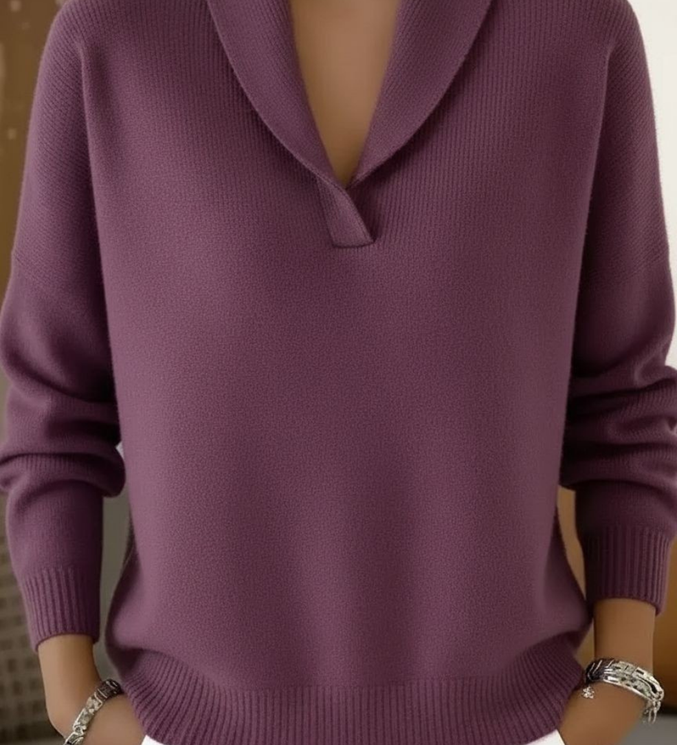 Alessandra™ | Maglione con scollo a V