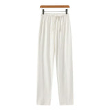 Varel | Pantaloni slim in lino