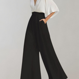 Tuta Femminile Sottile – Con Pantaloni Ampi, Adatta per Feste e Abbigliamento Serale