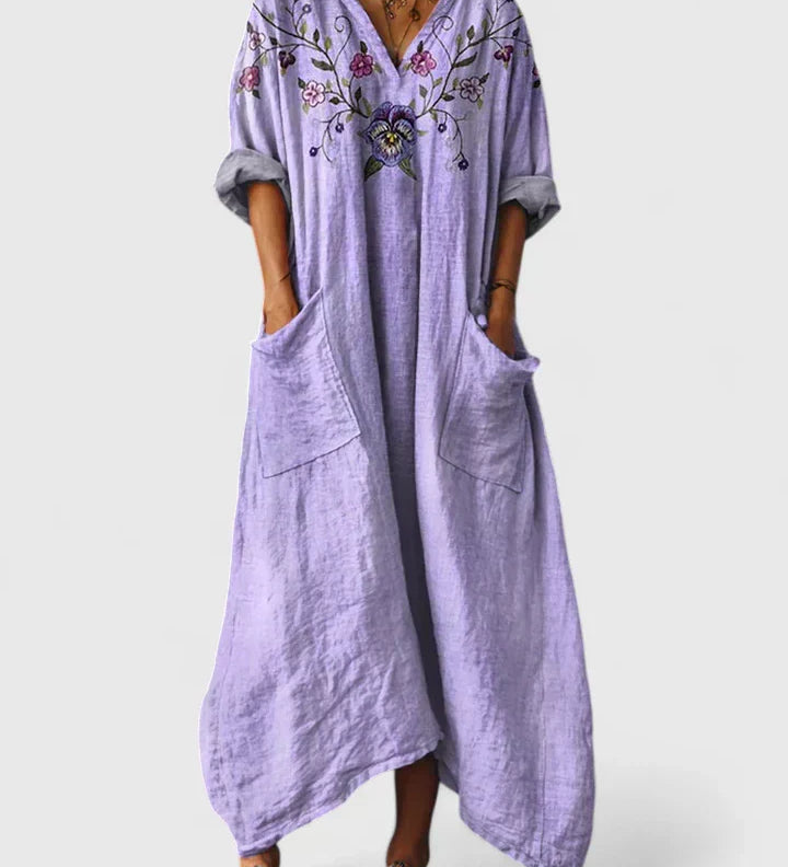 Abito A-line da Donna – Adatto per Occasioni Festive e Uso Estivo
