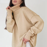 Donna - Maglione con scollo a rotolo - Vestibilità oversize