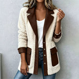 Cardigan donna patchwork denim - Caldo e originale