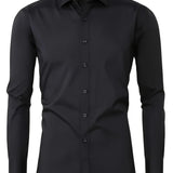 Varel | Camicia elegante a maniche lunghe con bottoni