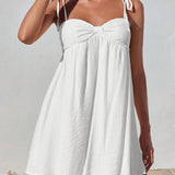 Elegante mini abito semplice da donna – Vestibilità comoda e alla moda