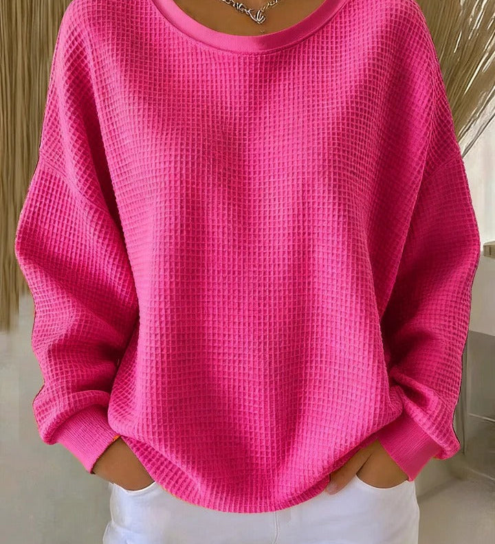 Virginia™ | Maglione goffrato a maniche lunghe