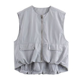 Gilet Leggero da Donna – Senza Maniche, Adatto per Primavera e Estate, Uso Casual