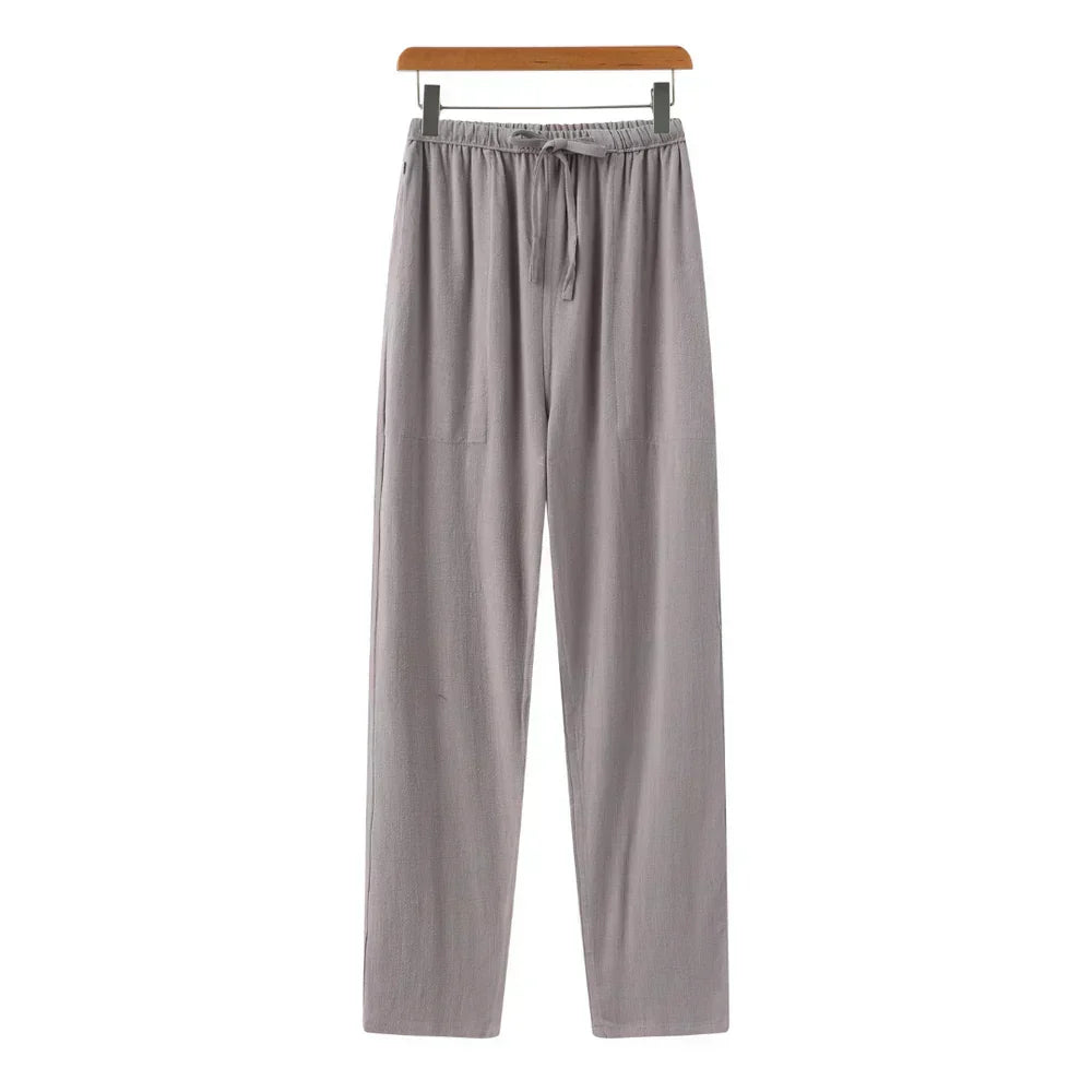 Varel | Pantaloni slim in lino