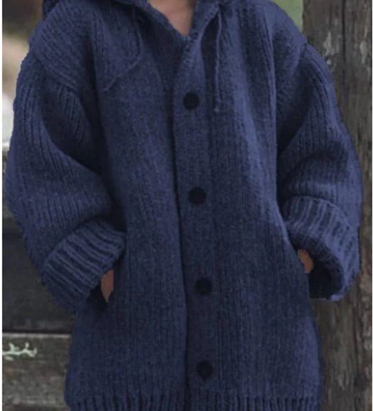 Gilet Oversized da Donna con Cappuccio – Adatto per Uso Casual e Autunnale