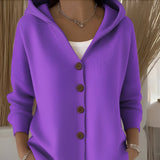 Donna - Maglia casual con cappuccio