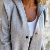 Cardigan con Cappuccio e Bottoni Casual da Donna - Comfort e Stile