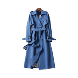 Trench Coat Femminile Sagomato – Con Cintura, Adatto per Primavera e Autunno