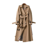 Trench Coat Femminile Sagomato – Con Cintura, Adatto per Primavera e Autunno