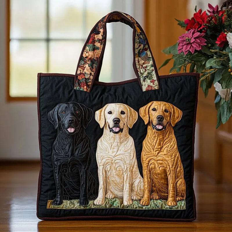 Borsa artigianale - Tre Labrador