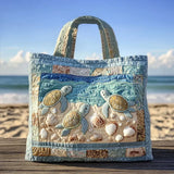 Borsa trapuntata artigianale - Tartarughe Marine