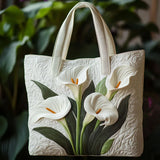Borsa trapuntata artigianale - Aromi Bianchi