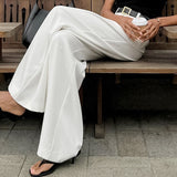 Donna - Pantaloni a gamba larga - Pantaloni casual comodi e alla moda