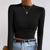 Donna - Maglione sottile - Maglia a punti waffle