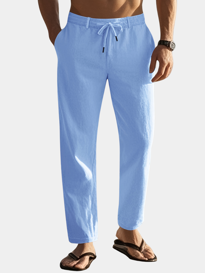 Varel | Pantaloni in lino da uomo