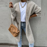 Cardigan lungo oversize da donna - Maglia ampia e comoda