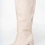 Stivali Alti Donna – Beige, Stile Elegante per Outfit Casual o Eleganti