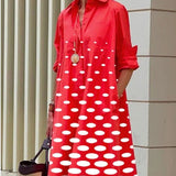 Abito casual midi da donna in cotone e lino – Vestibilità comoda per tutti i giorni