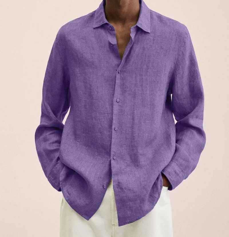 Camicia Uomo Traspirante a Maniche Lunghe – Leggera ed Elegante