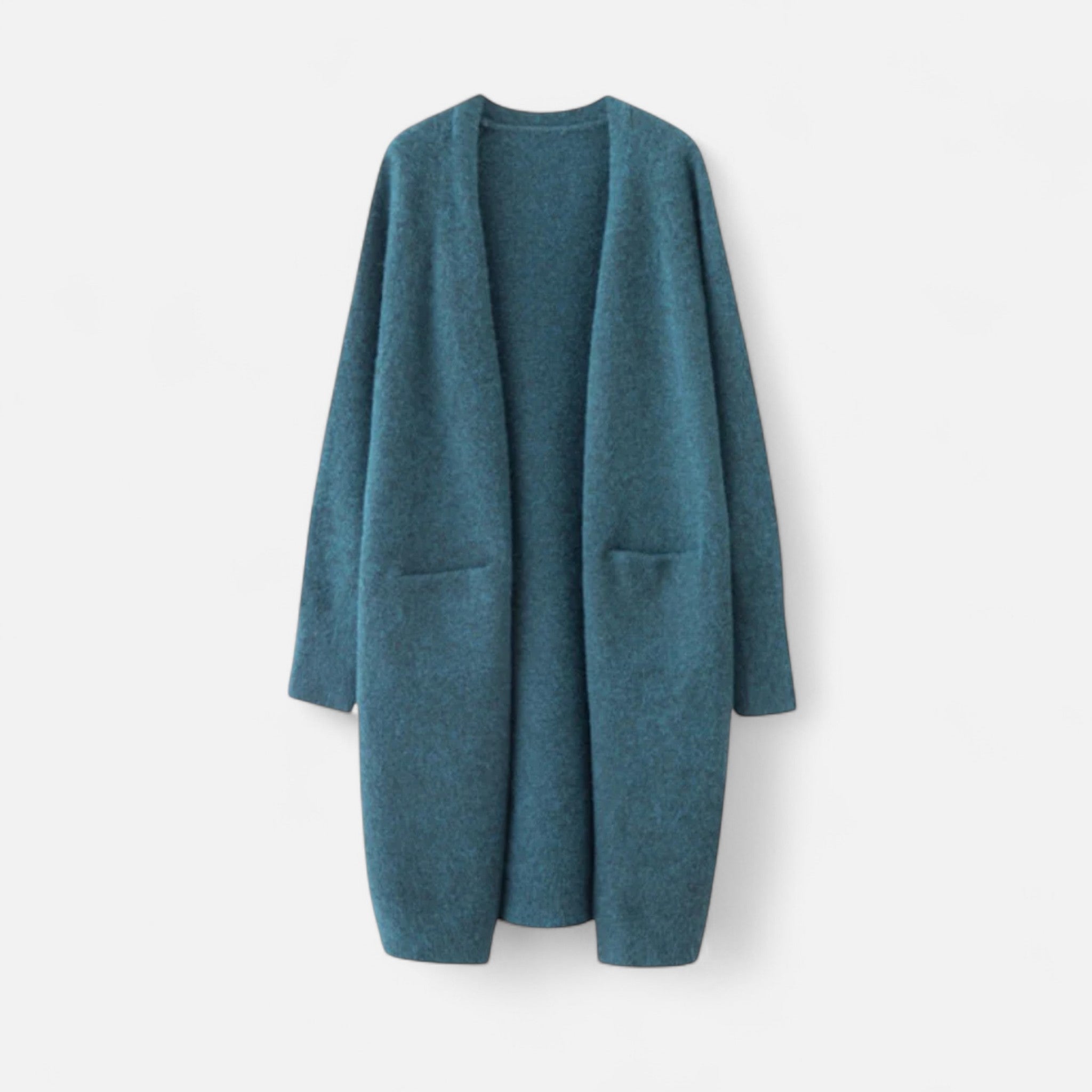 Valmonti | Cardigan donna aperto sul davanti – silhouette lunga senza tempo