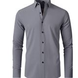 Camicia da uomo premium elasticizzata e antipiega