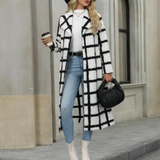 Donna - Caldo cappotto invernale di lusso - Stile accogliente