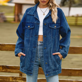 Donna - Giacca di jeans - Vestibilità comoda e alla moda