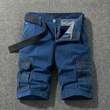 Varel | Pantaloni cargo corti con cintura